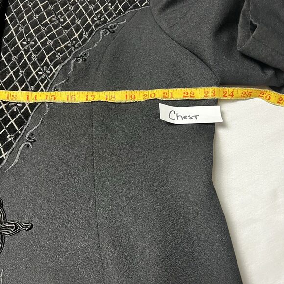 Ben Marc International Blazer Jacket Womens 20 Church Retro Glamcore Whinsigoth - Picture 7 of 11